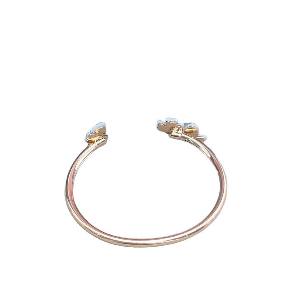 kate spade Natural Shell Inlay Flower Open Bangle - Picture 5 of 7